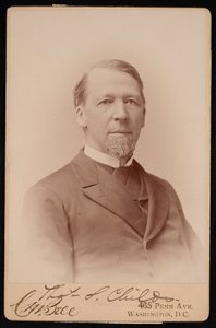 トーマス・スペンサー・チャイルズの肖像、1825～1914年、1893年以前。 作： Charles Milton Bell