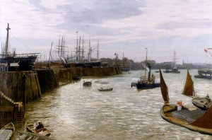 「ブラックウォール」、1872 作： Charles Napier Hemy