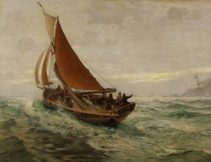海の夜明け、1890