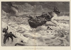 ボートが帰ってきた方法 作： Charles Napier Hemy