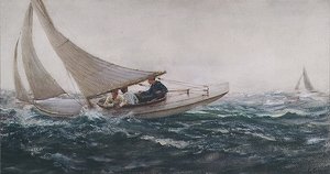 セーリングフリー 作： Charles Napier Hemy