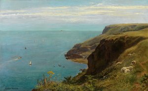 トーキーの海岸 作： Charles Napier Hemy