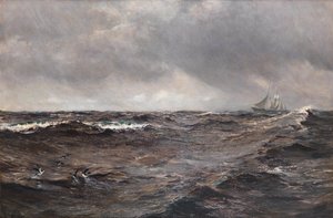 深海の雨、1907 作： Charles Napier Hemy