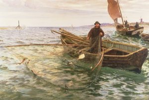 漁師、1888 作： Charles Napier Hemy