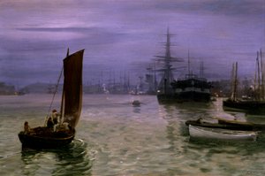 最後のボート 作： Charles Napier Hemy