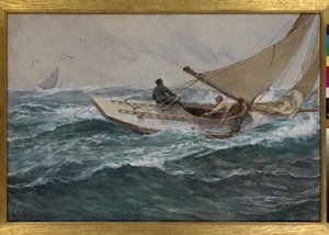 ユース、1902年（テンペラとトイレ） 作： Charles Napier Hemy
