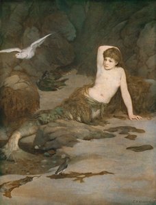 「人魚姫」、19 世紀後半、1930 年頃。 作： Charles Napier Kennedy