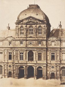 パリ、ルーブル美術館、時計塔 作： Charles Nègre