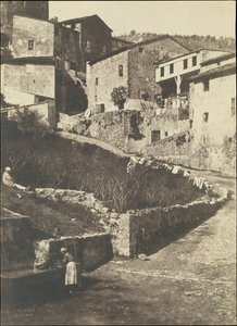 グラースの通り、1852 年。 作： Charles Nègre
