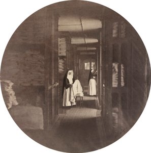 Asile Impérial de Vincennes：リネン室、1859年（写真） 作： チャールズ・ネグレ