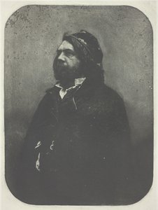 Nadar 後の Theophile Gautier の肖像、c。 1857 年、1982 年に印刷。 作： Charles Nègre