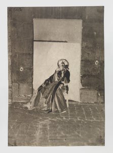 未知の着席女性の肖像 作： Charles Nègre