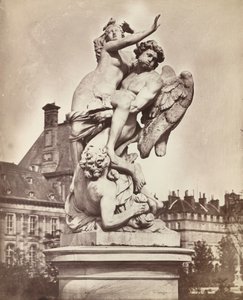 チュイルリー像：G. マルシーとA.フラメン：オリシアを誘拐するボレアス、1859年（写真）