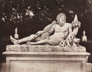 テヴェレ川、チュイルリー庭園、パリ、1859年。