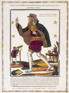 ミシェル・ド・ノートルダム 1503-1566、c。 1810年 作： Charles Nicolas Canivet
