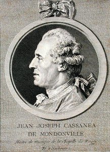 Jean Joseph Cassanea de Mondonville (1711-72) Augustin de Saint-Aubin (1736-1807) 1768 (carving) 作： Charles Nicolas II (after) Cochin