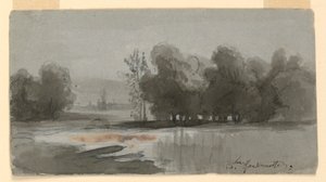 風景 作： Charles Nicolas Ransonnette