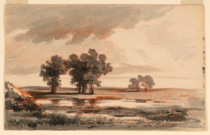 風景 作： Charles Nicolas Ransonnette
