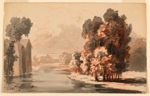 風景 作： Charles Nicolas Ransonnette