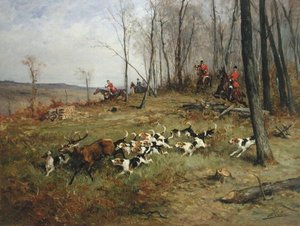 The Hunt（油彩・キャンバス）