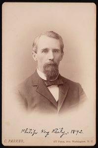 フィリップ キー ライリーの肖像 1829 ～ 1910 年、1892 年。 作： Charles Parker