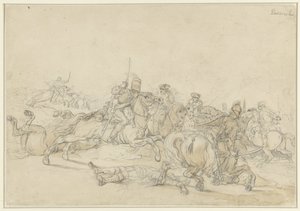 騎馬戦 作： Charles Parrocel