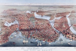 ボストン市、パブ。 1873 作： Charles Parsons