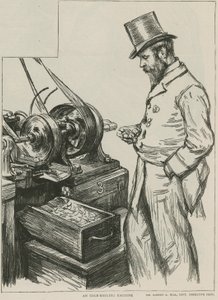 ロイヤルミントのエッジローリングマシン 作： Charles Paul Renouard