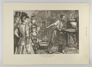The Graphicのタワーヒルにある焼鈍炉、1895年 作： Charles Paul Renouard