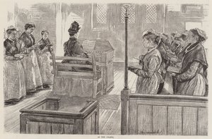 ウォーキングでの女性の囚人の生活 作： Charles Paul Renouard
