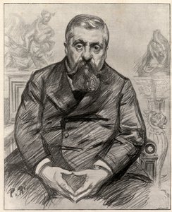 フランスの政治家、シャルル・アレクサンドル・デュピュイ（1851-1923）の肖像。 作： Charles Paul Renouard