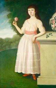 アンナ・マリア・カンプストン、c。 1790年。 作： Charles Peale Polk