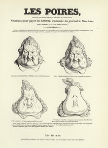 フランスのルイフィリップ1世の似顔絵