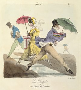 CeleripedesまたはThe Zephyrs of Commerce 作： Charles Philipon