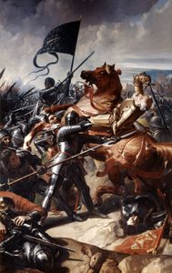 1838年7月17日、カスティヨンの戦い、1838年 作： Charles Philippe Lariviere