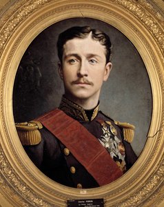 ナポレオン3世の息子、皇太子ユージン・ルイ・ナポレオン（1856〜1879）の肖像。シャルル・ポリオン作（19世紀 作： Charles Porion