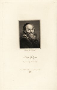ドイツ生まれのオランダ人版画家・製図家・画家、ヘンドリック・ゴルツィウスの肖像 作： Charles Pye
