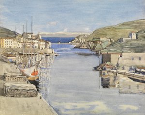 南の港（水彩・紙） 作： Charles Rennie Mackintosh