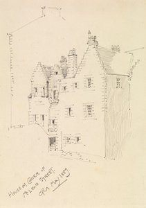 ハウス・アット・コーナー・オブ・マクロード・ストリート 作： Charles Rennie Mackintosh