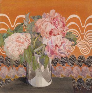 牡丹、1920年頃 作： Charles Rennie Mackintosh