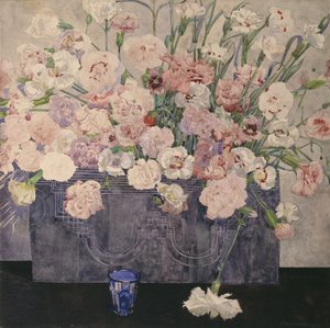 ピンク（紙に水彩） 作： Charles Rennie Mackintosh