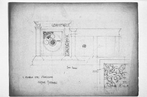 S.マリアデイミラコリ祭壇スクリーン、1891年 作： Charles Rennie Mackintosh