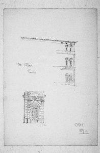 ラテラン、ローマ、1891 作： Charles Rennie Mackintosh