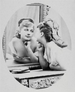 女優アンリエット・ヴィクトワール・ドルアール（1851-1923）の肖像。