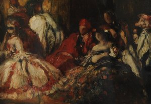 仮装ディナーパーティー、1903年 作： Charles Ricketts