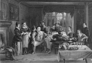 ファルスタッフとその仲間たち」William Greatbach (b.1802) (エングレーヴィング) 作： Charles Robert (after) Leslie