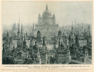 クリストファー・レン卿の主要作品の展望概観 作： Charles Robert Cockerell