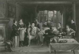 ファルスタッフと彼の友人、ウィンザーの陽気な妻たち 作： Charles Robert Leslie