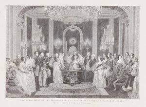 ヴィクトリア王女の洗礼式 作： Charles Robert Leslie