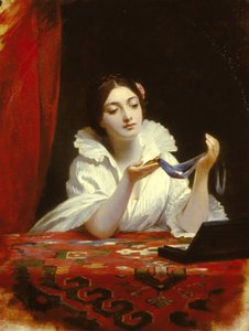 ミニチュア、1840年頃 作： Charles Robert Leslie